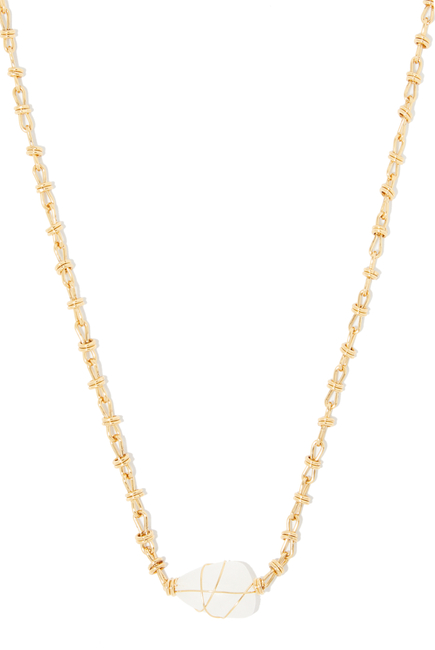Amarre Long Gold-Plated Necklace